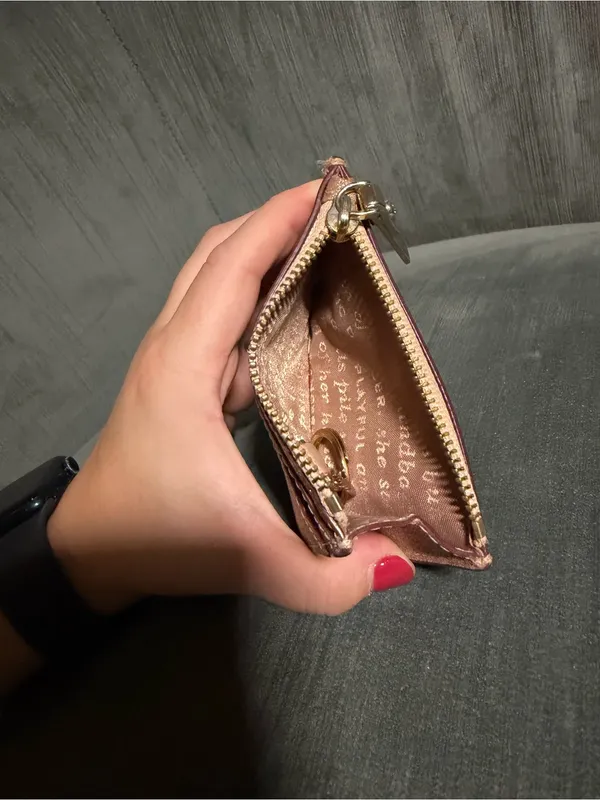 kate spade Rose Gold Glitter Cardholder Wallet - Image 7