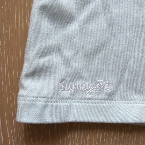 Sunny De Mini Baby Tee Size XS Light Blue - Image 4