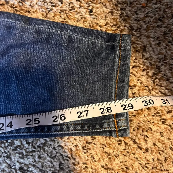 Zara Skinny‎ Jeans Dark Wash Denim Casual Everyday Style Size 4 - Image 5