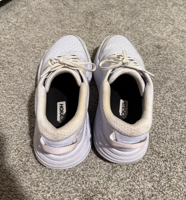 Hoka Bondi SR Leather Tennis Shoes - Image 4