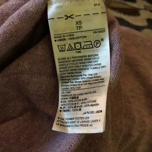 GAP Lilac Sweater size XS - Image 4