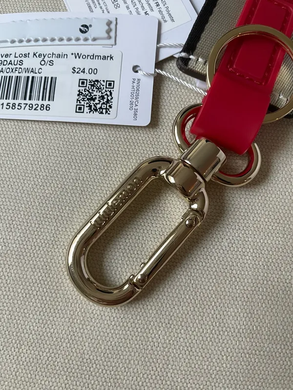 Lululemon Never Lost Keychain *Word Mark* - Image 5