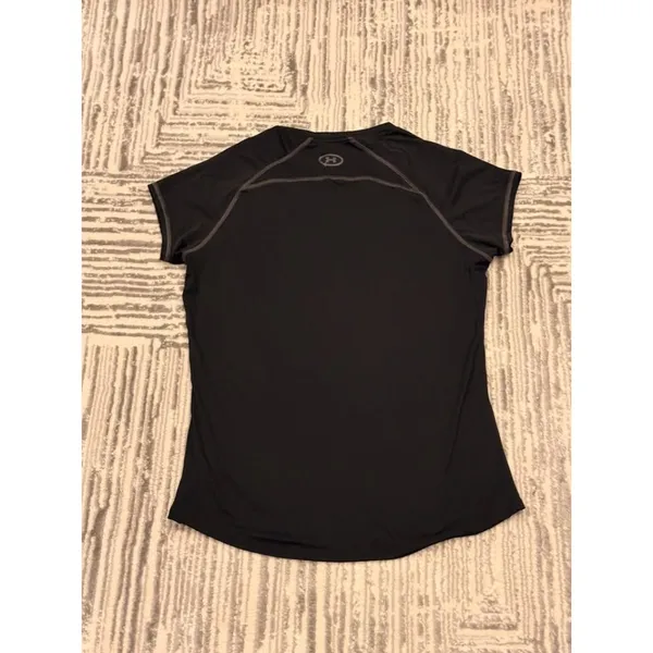 Under Armour women's large semi-fitted Heatgear black shirt - Image 4