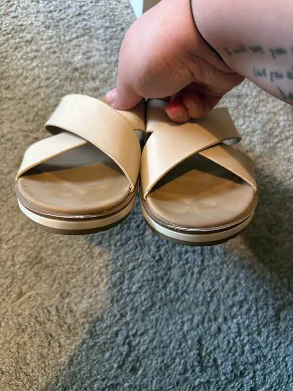 Tan Sandals Size 9.5 - Image 3
