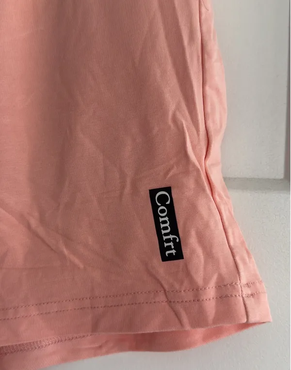 Comfrt Medium Cloud Shorts in Peach - Image 4