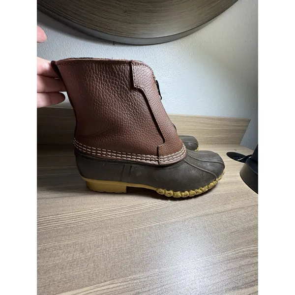L.L.Bean Bean Boots 6.5" Chelsea Size 8 Duck Boots Need Insoles - Image 3