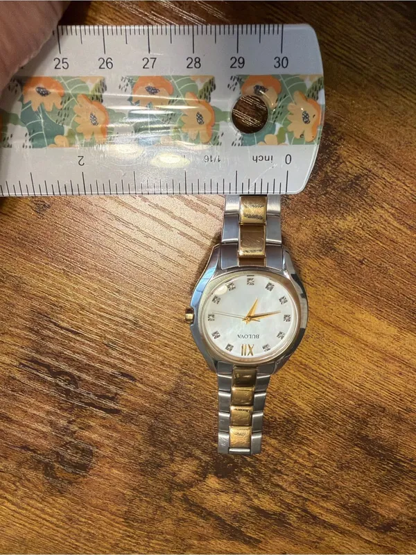 ✨ Bulova Diamond Collection 98P145 Two-Tone Watch | NEW Battery (Ready to Wear)! - Image 7