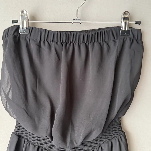 Express sz XS‎ black strapless mini sun dress - Image 2