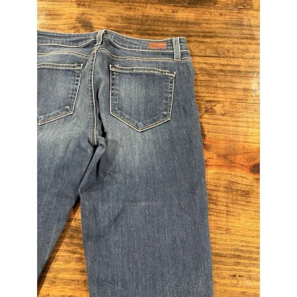 Paige Skyline Skinny Jeans Women's Size 27 Blue Denim - Image 3