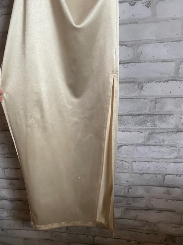Windsor champagne midi dress - Image 5