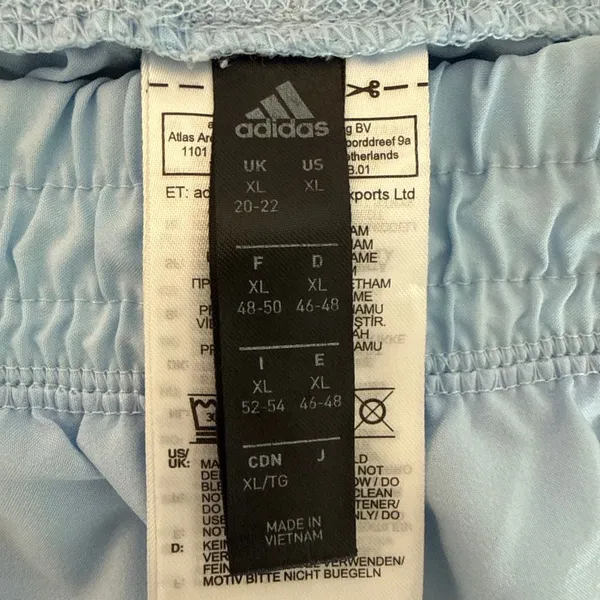 Adidas Women's AeroReady Athletic Running Shorts, Light Blue, Size XL‎ - Image 2