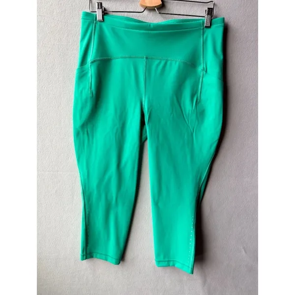 Lululemon Swift‎ Speed High-Rise Crop 21" Emerald Ice Size 14 - Image 3