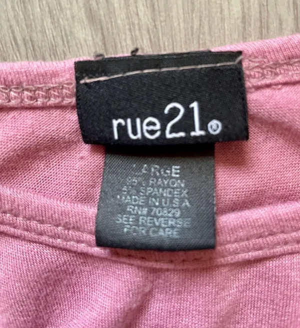Rue 21 Pink tank top - Image 2