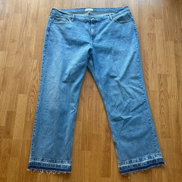 Abercrombie & Fitch Curve Love Low Rise Baggy Jean Size 36 Long - Image 5