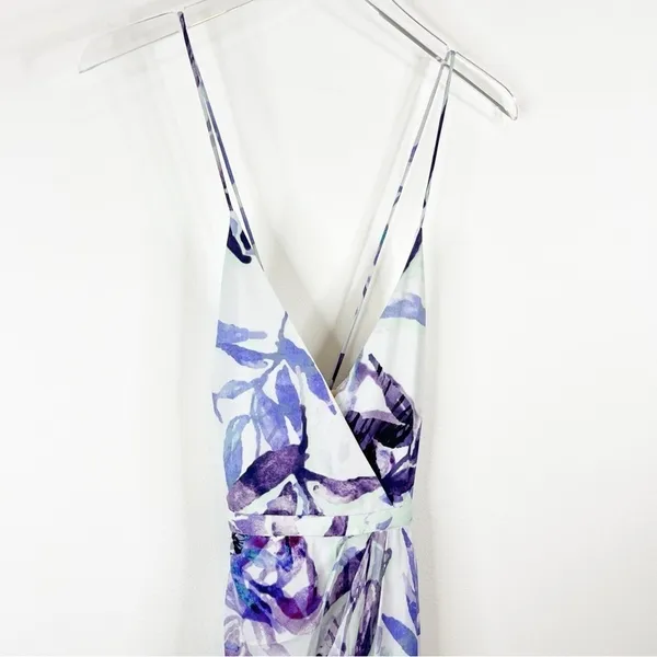 NWT Fame and Partners Fallen Leaves Floral Maxi Dress‎ Women's 10 Wedding Guest - Image 4