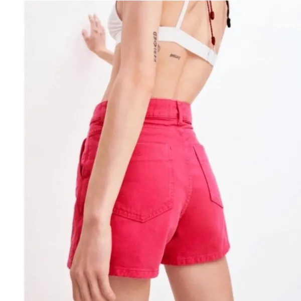 Crossover Denim Skort - Image 2