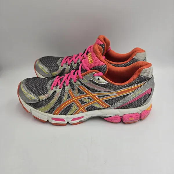 ASICS GEL-Exalt Women’s Running Shoes 8.5 Gray Pink Orange Athletic Sneakers - Image 6