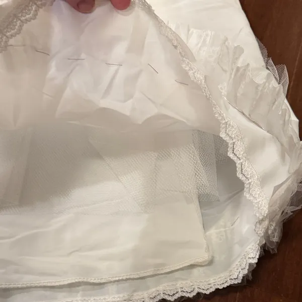 Elegant White Bridal Slip - Image 3