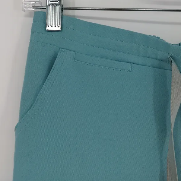 Figs Women's Teal Slim Straight Leg Pant Scrub Bottom‎ Size Extra Small Cargo - Image 6