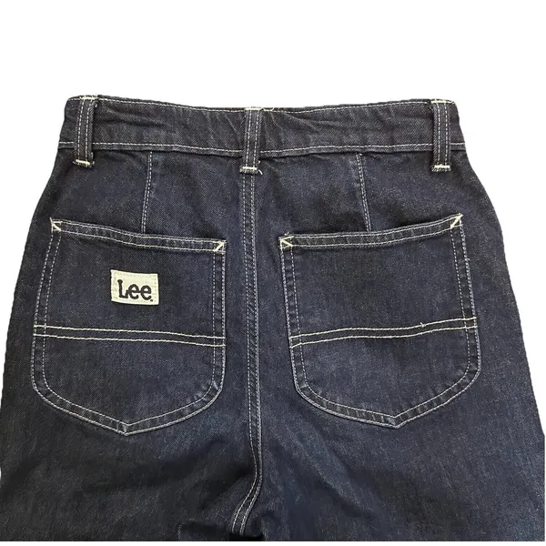Lee Women's High Rise A-Line Cargo Jeans‎ Pants Size 25 Baggy Rave 90s Wide Leg - Image 3