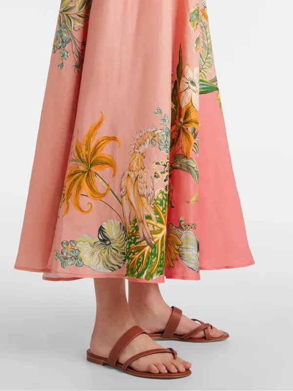 ALEMAIS Hazel Printed Max Dress, US4 - Image 4