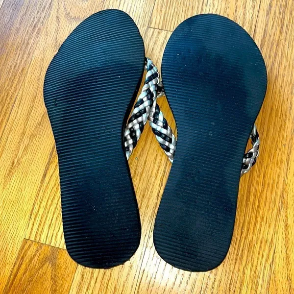 Sonoma Black Braided Thong Flip Flops- Possible Size 8.5/9? - Image 5