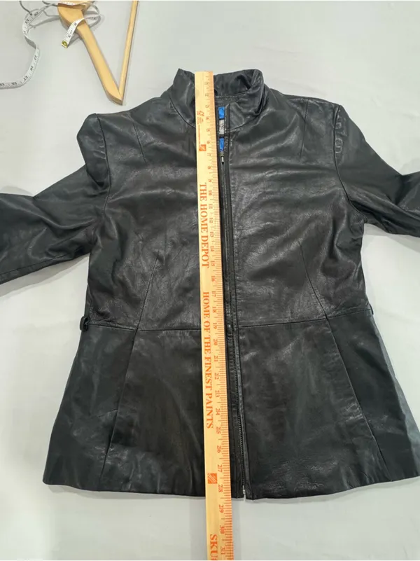 Vintage Wilsons Leather Maxima Ladies Jacket 100% Leather‎ Large Black - Image 5
