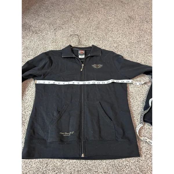 Harley-Davidson Cape Fear‎ H-D Fayetteville NC Full Zip Jacket Women's M - Image 6