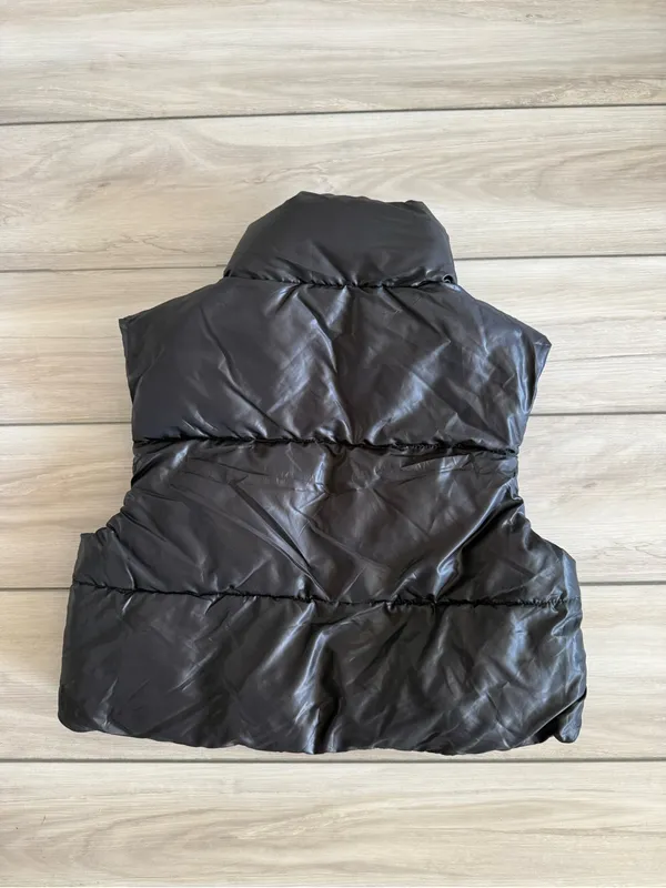 FME Lightweight Puffer Vest Black Large NWOT - Image 3