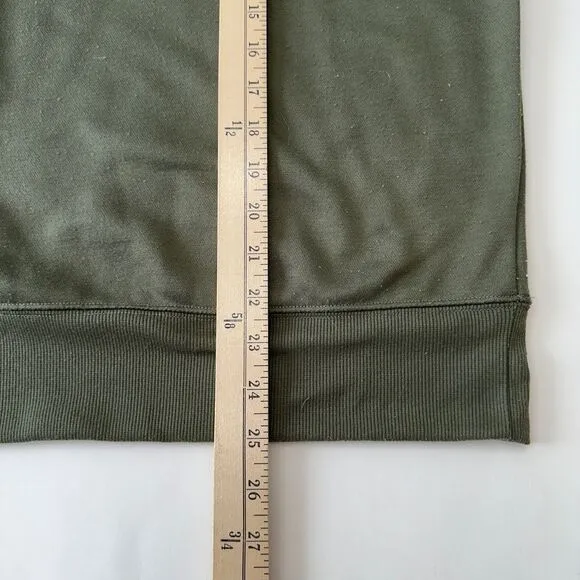 New Balance‎ Olive Green Crewneck Sweatshirt Athletic Pullover Womens Medium - Image 6