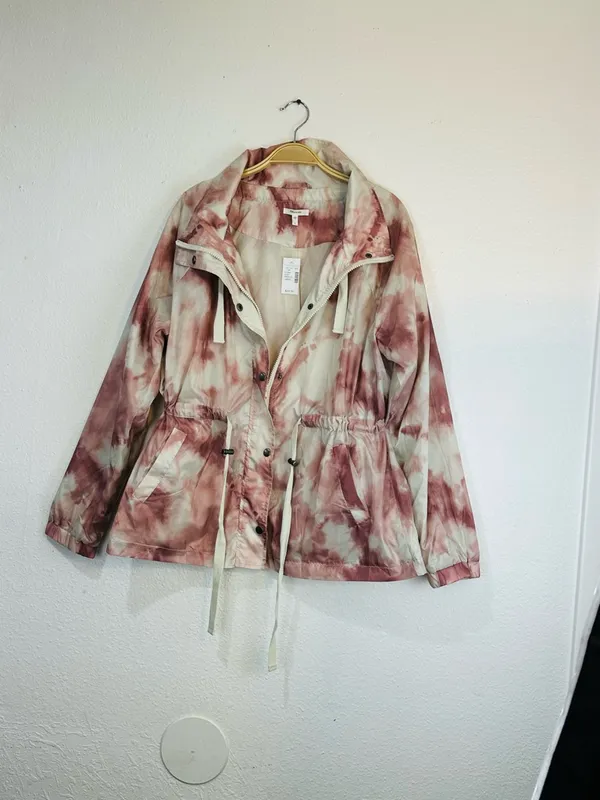 Maurice's Tie-Dye Pink Anorak Jacket with Drawstring Waist - Women - Image 3