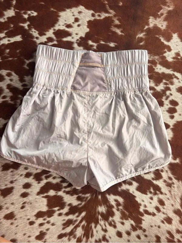 Free people‎ movement the way home shorts size small champagne color - Image 3