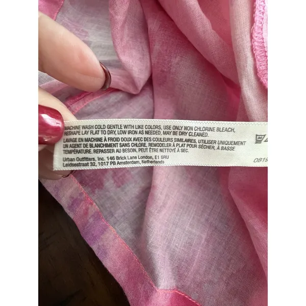 Free People Intimately Dress Medium Sweet & Sour Mini Slip Floral Pink #HHH7-1 - Image 7