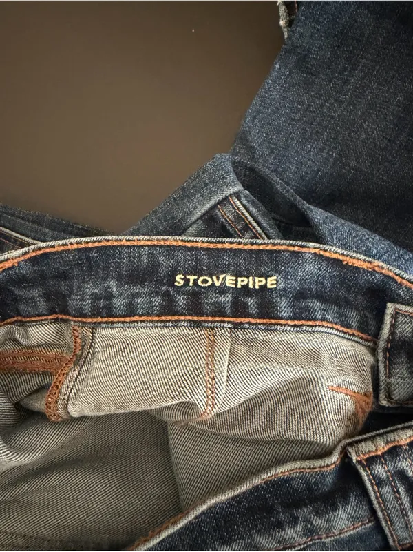 Men’s Straight Fit Dark Blue Denim Jeans - Image 3