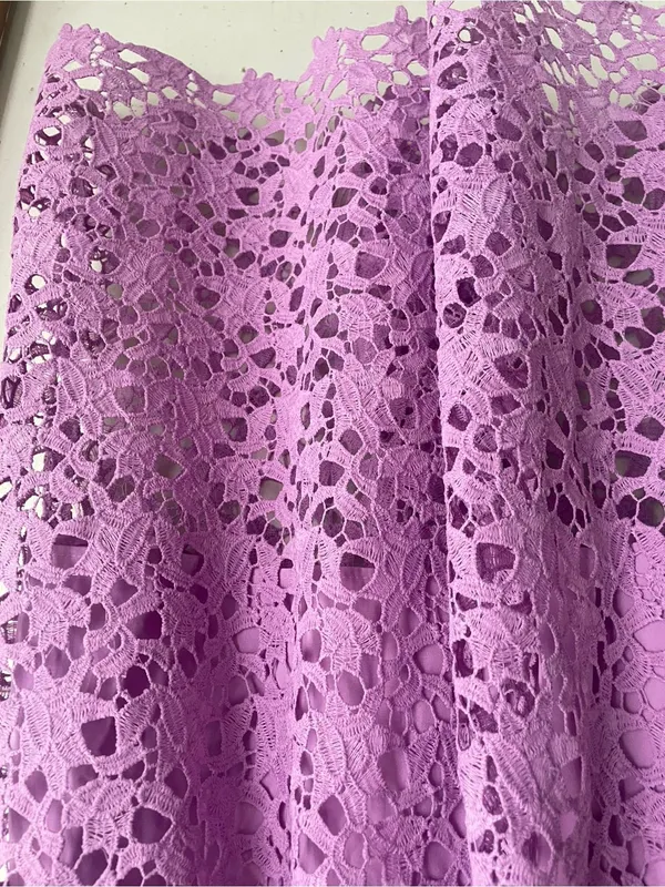 ASTR The Label Sleeveless Lace Fit & Flare Midi Dress Light Orchid - Image 9