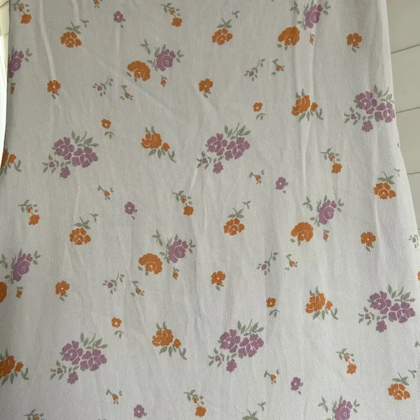 Princess Polly Curtis Cream Floral fitted maxi Dress Size 4 floral boho - Image 7
