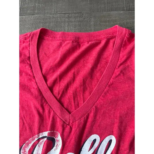 "Roll Tribe"‎ Women's Red Short Sleeve Tee Size Large - Image 3