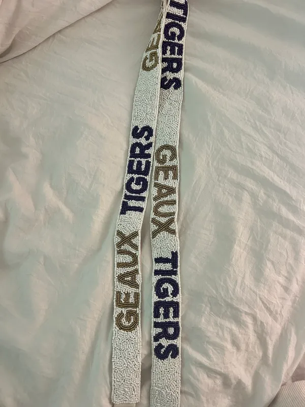 LSU Beaded Purse Strap - Image 2