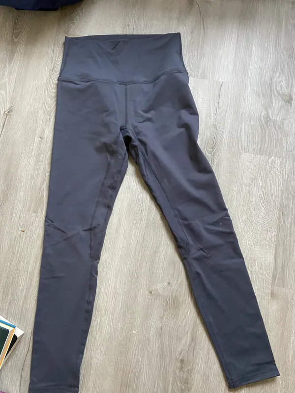 Til You Collapse Gray High Waist Leggings small - Image 4
