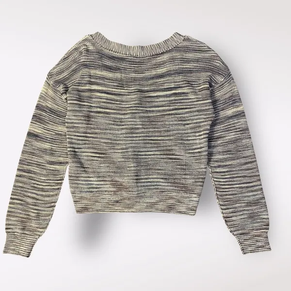 Free People NWOT‎ Mercury Henley Sweater Top Size XS Boho Casual Neutral - Image 3