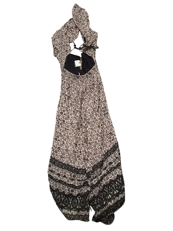 Free People Forever Timeless Soulmate Cut Out Boho Brown Jumpsuit S - Image 7