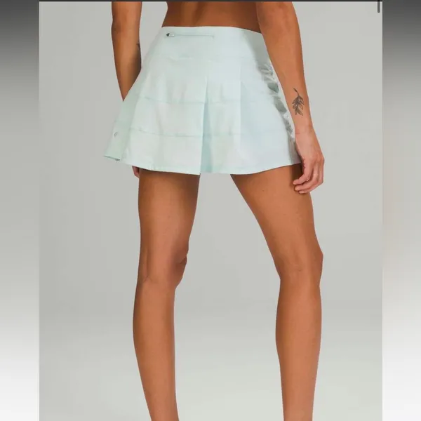 NWT Lululemon Pace Rival MR Skirt *Long / Delicate Mint / 2 - Image 3