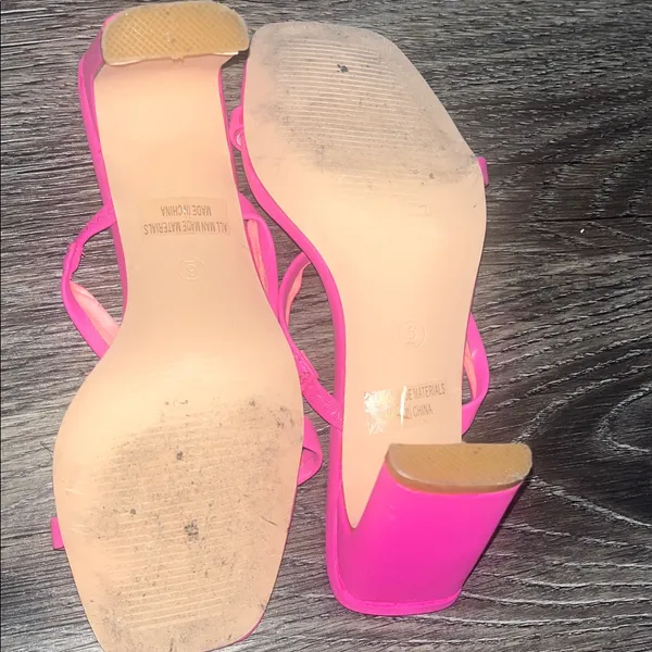 Circus by Sam Edelman Hot Pink Heeled Sandals - Image 4