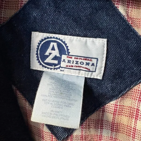 Arizona Jeans Vintage lined cotton denim chore barn work jacket women's L/XL - Image 2