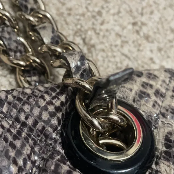 Kate Spade Maryanne Snakeskin Purse Shoulder Bag Quilted Preppy Y2K Glam - Image 6