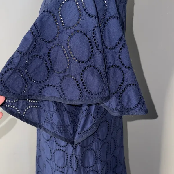 J. Crew 100% Cotton Navy Mini Dress - Image 7