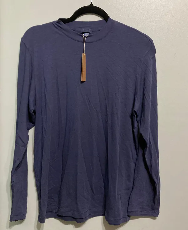 SKIMS Long Sleeve Boyfriend T-Shirt XS - Image 3