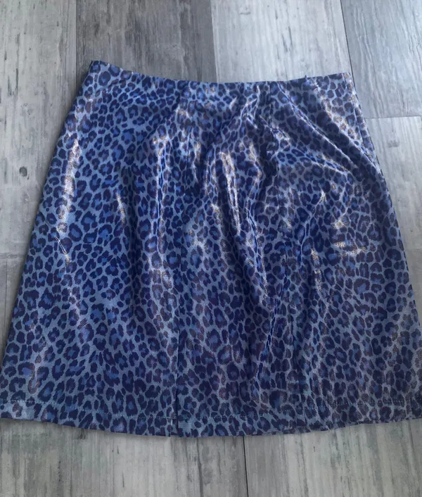 Y2K Blue Low rise Skirt Size 8 - Image 3