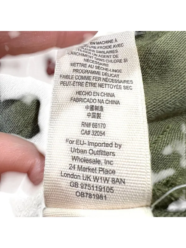 Free People Joshua Tree Utility Jacket Olive Green Cotton Hooded Size XS - Image 12
