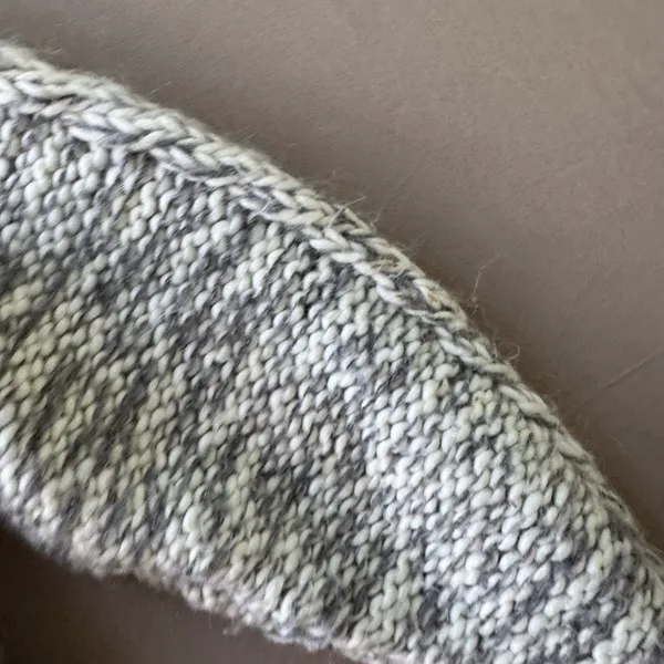 Chunky High Neck Wool Zip Up Sweater Gray - Image 9